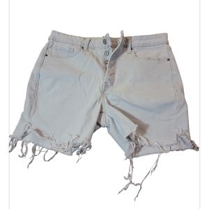 Old Navy High Rise O.G. Straight Distressed Shorts